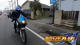 假面骑士剑三人组再现日本街道