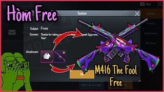 KIẾM M416 CHÚ HỀ (THE FOOL) FREE, MỞ HÒM EVENT + VÉ QUAY FREE VÀ CÁI KẾT || PUBG MOBILE