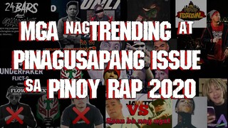 Mga TRENDING ISSUES sa PINOY HIPHOP 2020 - Numerhus