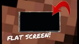 ⚒️[Minecraft] : How to make a TV | Flat Screen