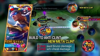 BUILD TO ANTI NEW META CLINT | BRUNO BEST BUILD AND EMBLEM MLBB - Master bodak