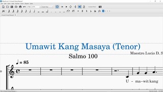 Tenor Study Guide - Umawit Kang Masaya by Lucio D. San Pedro