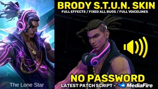 Brody S.T.U.N. Skin Script No Password - Full Voicelines & Full Effects | Mobile Legends