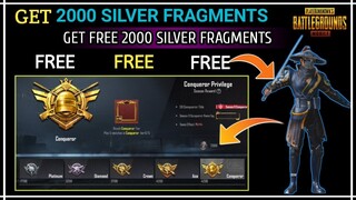 How To Get Free 2000 Silver Fragment Season 9 || Collect 2000 Silver Fragment In Pubg Mobile