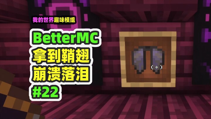 Minecraft: BetterMC22 – Risking Everything, We Finally Found the Elytra!