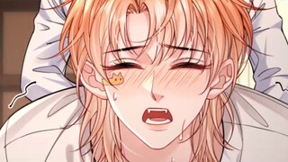 The kitten meowed when the wolf king bullied him.