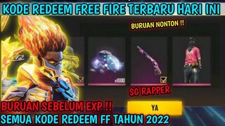 BONGKAR 10 KODE REDEEM FF‼️KODE REDEEM FREE FIRE TERBARU HARI INI 24 Februari 2022