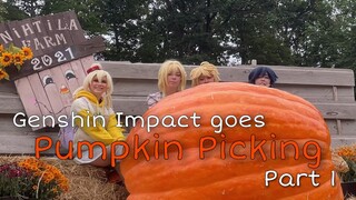 Genshin Impact Goes Pumpkin Picking | Genshin Impact Halloween Cosplay Special (Part 1)