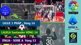 Tin Bóng Đá kết quả bóng đá Giải Serie A, LaLiga, Ligue 1, Bảng xếp hạng