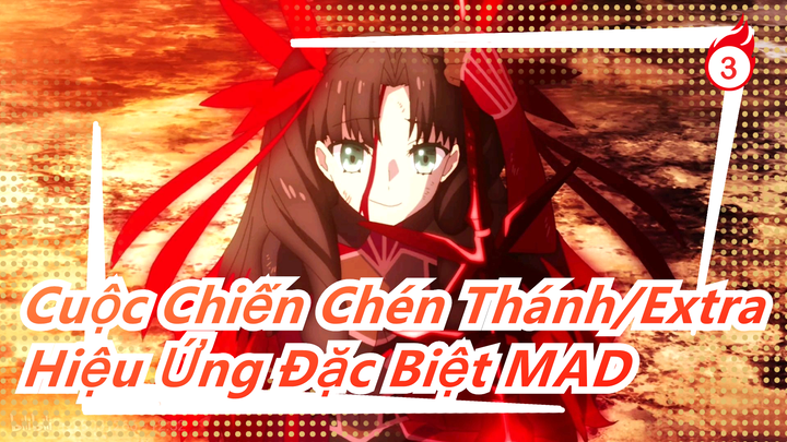 [Anime Kết Hợp] FATE/extra cty sản xuất hoạt họa SHAFT| Chiến/Hiệu Ứng Đặc Biệt MAD_3