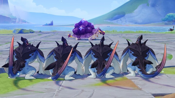 [Genshin Impact] Koshiho: So you four Fin-Whales are taking turns sleeping in front of me, huh?