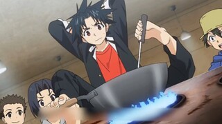 The boy cooked with his feet, and the food turned out to be surprisingly delicious. His purpose was 