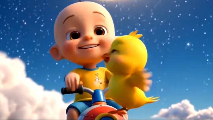 Baby and birdie happy song
