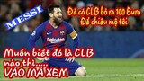Đã có CLB chính thức đàm phán với Messi sau khi cầu thủ này rời Barca -