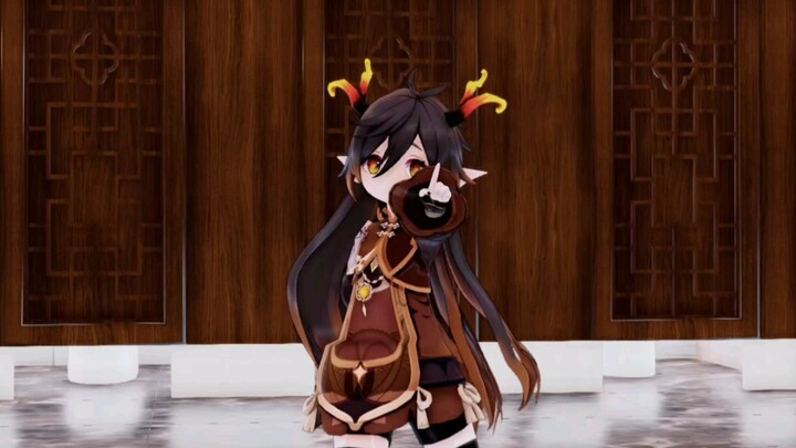 【原神MMD】 - 恋爱循环 - 岩王帝姬