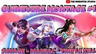 GUINEVERE MONTAGE #1 BY IMMORTAL | EMBLEM SET | SAVAGE - MANIAC - TRIPLE KILL | MOBILE LEGENDS