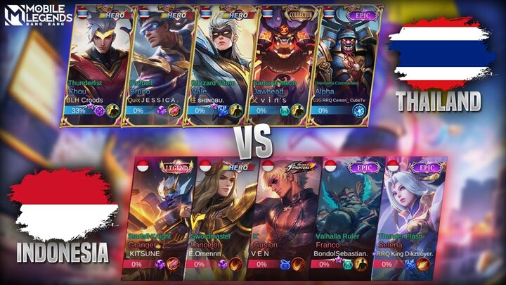 3 HERO Skin Thailand vs. 3 ASSASSIN Hero Indonesia!! | National Arena Contest MLBB