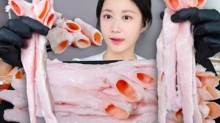 [ONHWA] Suara mengunyah tabung jantung babi!🐷💕 Tabung jantung babi panggang