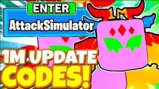 *🎉1M UPDATE* ALL NEW SECRET OP CODES! Roblox Attack Simulator ⚔