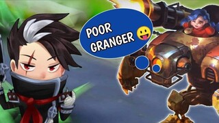 This Jawhead Thinks He Can Stop My Granger Using Delay Tactics | AkoBida Gameplay - MLBB