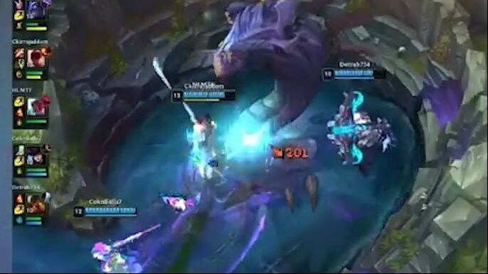 lol Pha combat hang baron cực gắt gỏng
