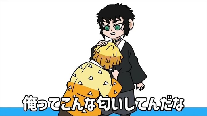 Zenitsu yang membeli parfum Kamae-dake