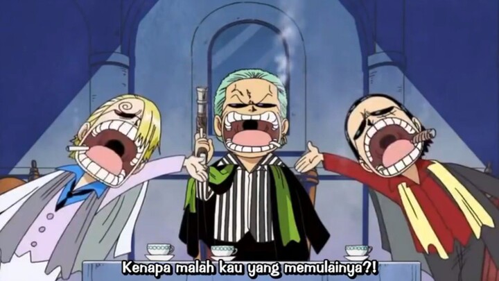 versi terkocak luffy bersama kru topi jerami