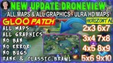 NEW UPDATE GLOO PATCH | HORIZONTAL DRONE VIEW | PATCH 1.5.70 | WORKING ALL GRAPHICS