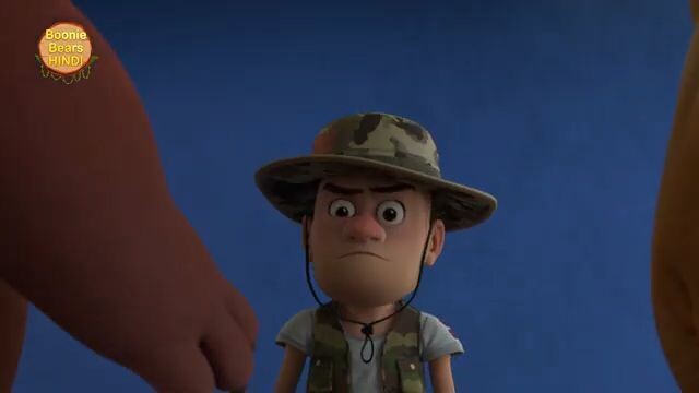 बबलू डब्लू को मिला फ्लैशलाइट का नक्शा _ Boonie Bears Shrunk Cartoon In Hindi_ Bo