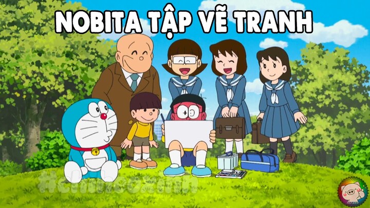 Review Doraemon - Nobita Tập Vẽ Tranh | #CHIHEOXINH | #1298