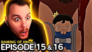 Ranking of Kings Episode 15 & 16 REACTION