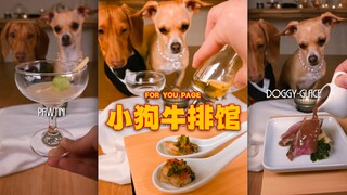 狗吃得好精致🥹🥹🥹