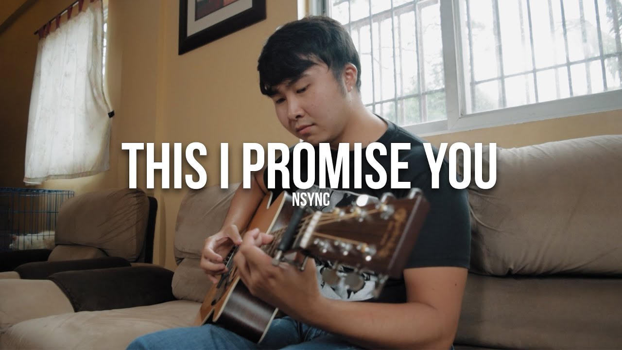 This I Promise You (WITH TAB) NSYNC | Fingerstyle Guitar Cover | Lyrics -  BiliBili, image size:1280x720