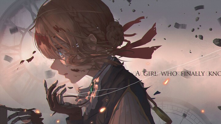 [Violet Evergarden] With the prettiest face and the fiercest fight, Violet is unparalleled single-ha