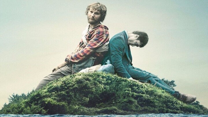 A man stranded on a deserted island finds a corpse—how should he handle it? A human comedy film.