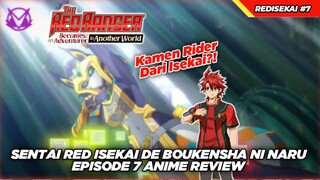 Amen Si Kamen Rider Isekai?! Review Anime Sentai Red Isekai De Boukensha Ni Naru Episode 7