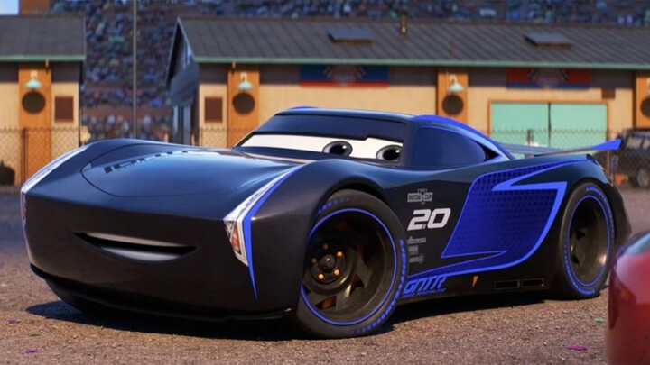 mobil biru bisa terbang