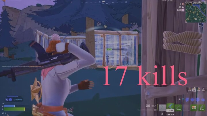 17 kills in Fortnite Ranked Reload, but with a bitter ending