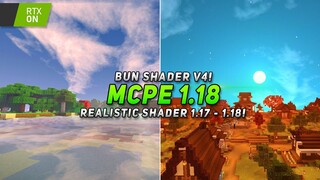 BAGUS BANGET🤩 SHADER MCPE 1.18 TERBARU! | RINGAN & REALISTIS! » Bun Shader V4