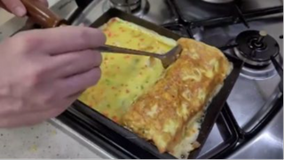 cách làm cơm trộn với đậu phụ hầm sớm, trứng cuộn và kim chi bắp cải #amthuc #monngon