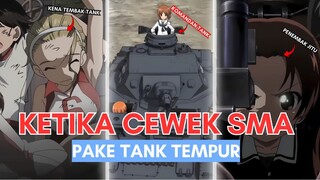 Ketika Cewek SMA Mengendarai Tank Tempur💀🗿