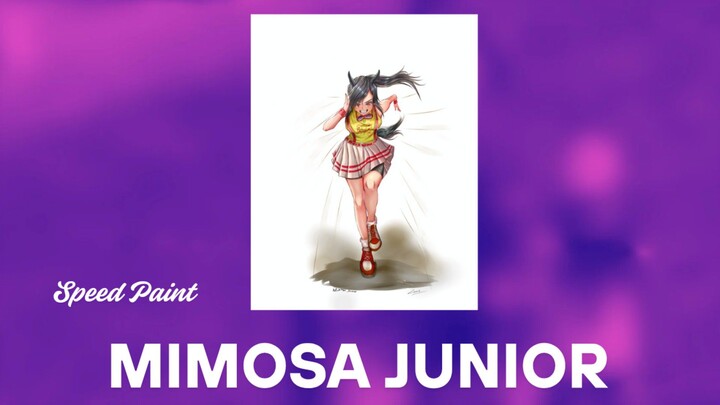 Kuda Indonesia di jadiin Anime??? | Speedpaint Mimosa Junior