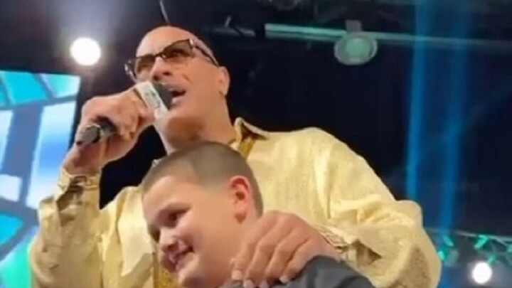 [Dwayne Johnson] How cool is this kid? In this once-in-a-lifetime moment—he’s got the ❤️ to bring hi