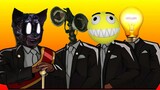 SIren Head & Pacman & Cartoon Cat - Coffin Dance Astronomia Cover