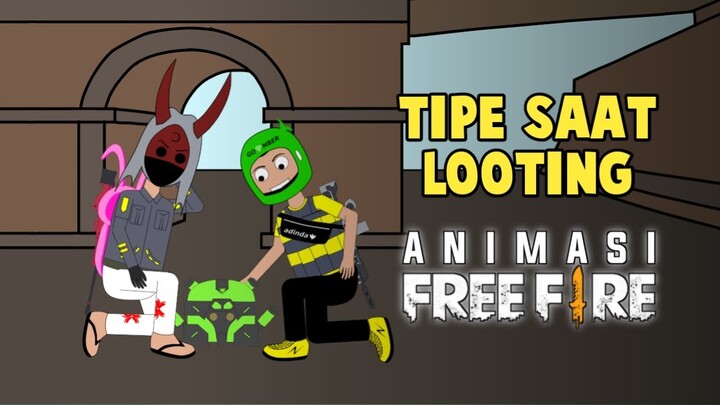 ANIMASI FF - TIPE LOOTING - FREEFIRE ANIMATION - CERITA KOSIM