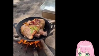 日本妖精看《今天吃香酥鸡》