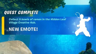 Comment avoir les Récompenses "Naruto" sur Fortnite !! (Skin, Emote, Emoji, Planeur..)