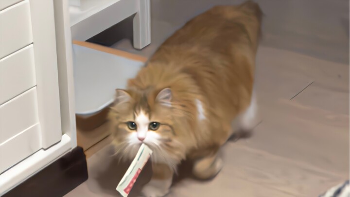 Master Cat is really busy! He’s not taking a single break.