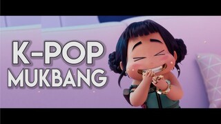 KPOP Demon Hunters, but it's just the FOOD scenes