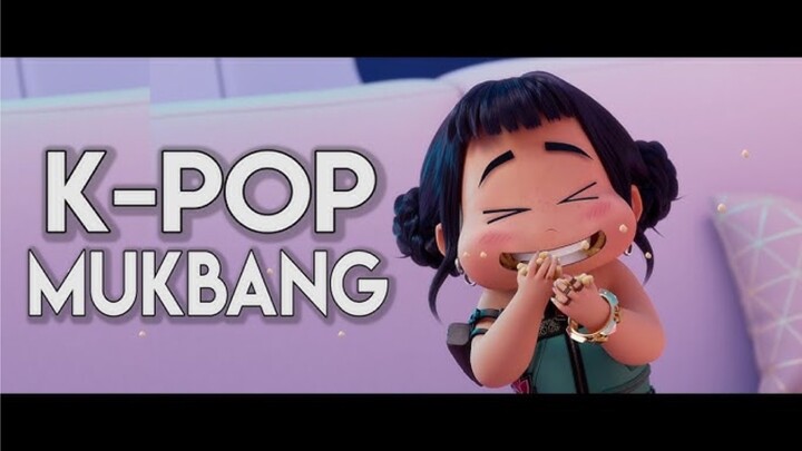 KPOP Demon Hunters, but it's just the FOOD scenes